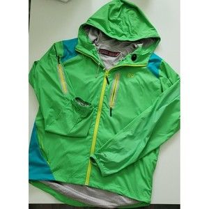 Rocky S2V Provision Climate Windbreaker Jacket Size Large Bright Green/Yellow